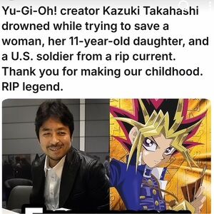 RIP Kazuki Takahashi You Will be Missed You Are A Hero BornOctober 4, 1961to2022